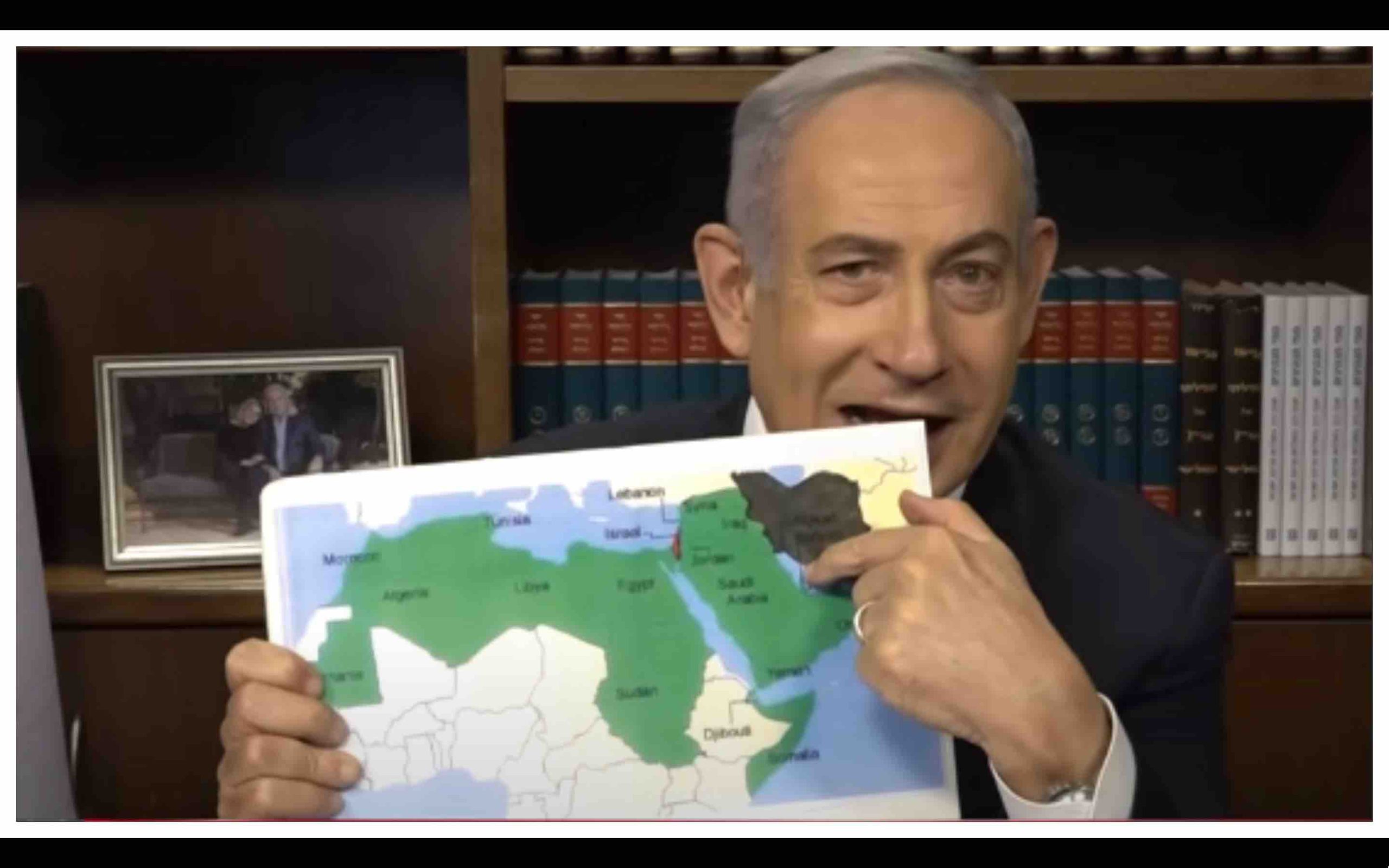 Benyamin Netanyahu carte Maroc Sahara