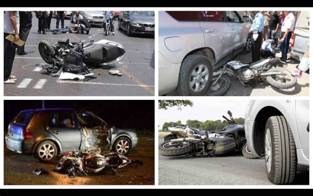 Maroc accidents 2 roues motos scooters mobylettes