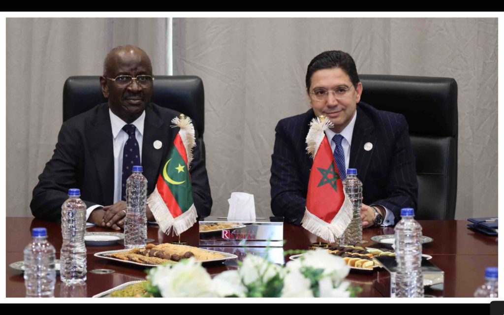 Nasser Bourita Maroc Mauritanie Mohamed Salem Ould Merzoug Morocco Mauritania