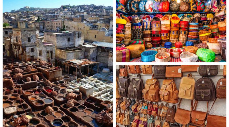 La tannerie Chouara de Fès maroquinerie Maroc