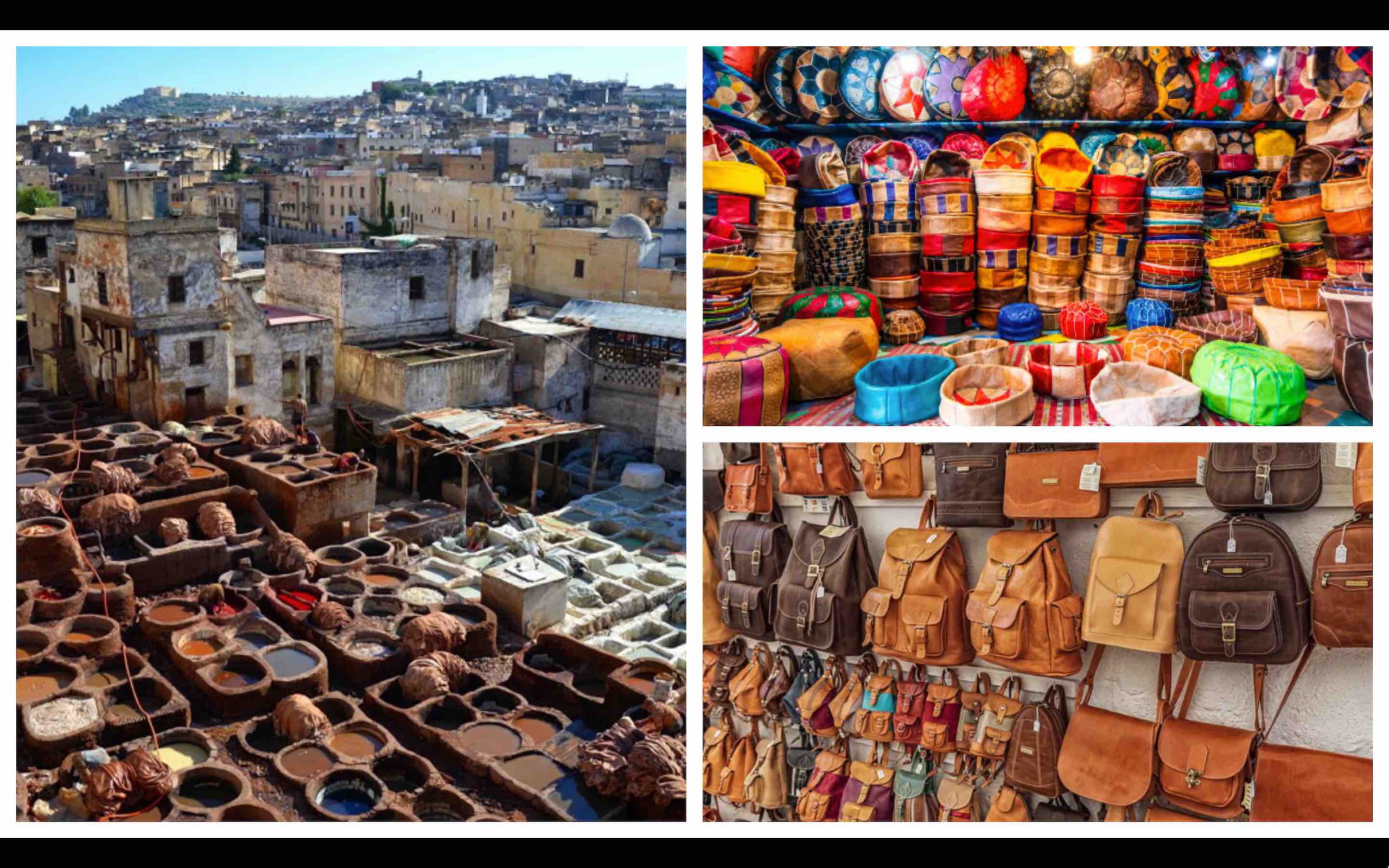 La tannerie Chouara de Fès maroquinerie Maroc