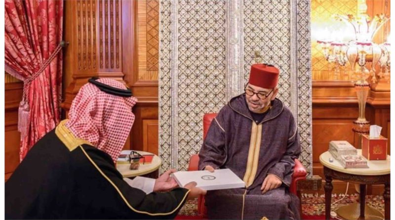Le roi du Maroc, Mohammed 6, reçoit le Prince Turki Ben Mohammed Ben Fahd Ben Abdelaziz Al Saoud l'émissaire du roi d'Arabie saoudite, Salmane Ben Abdelaziz Al Saoud