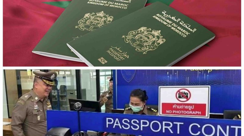 Voyage Maroc Marocains visa Thaïlande passeport