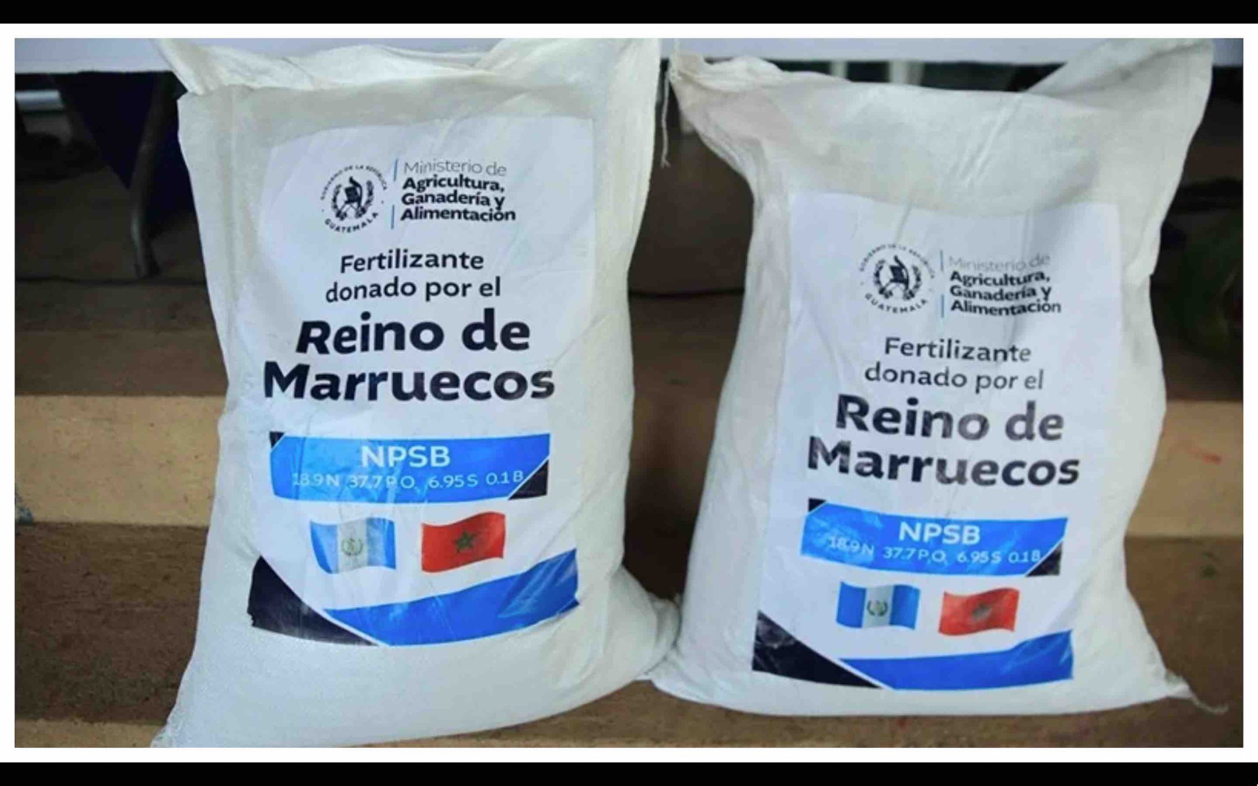 Maroc don engrais agriculteurs Guatemala