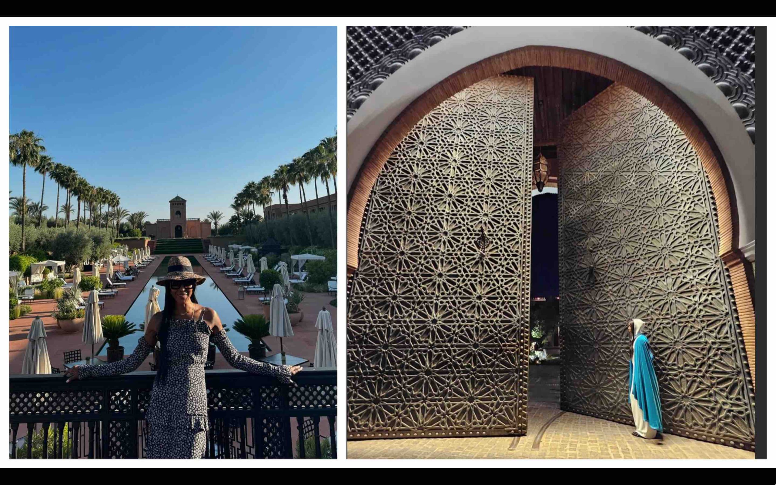 Naomi Campbell Marrakech Maroc Morocco