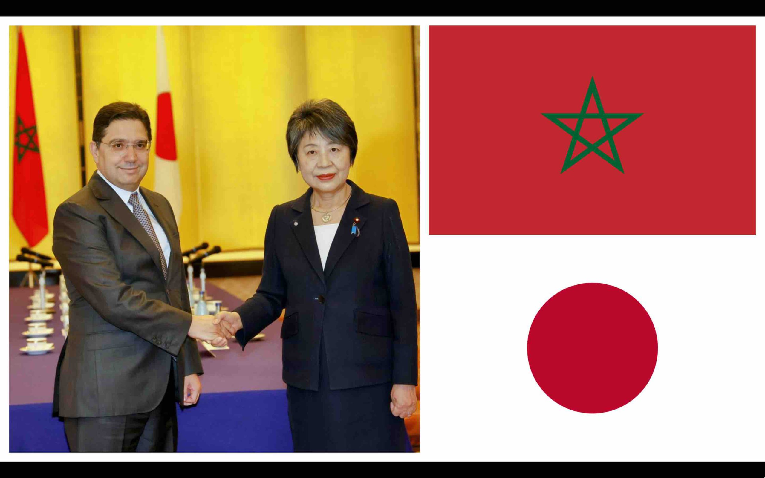Nasser Bourita Maroc Morocco Yoko Kamikawa Japon Japan