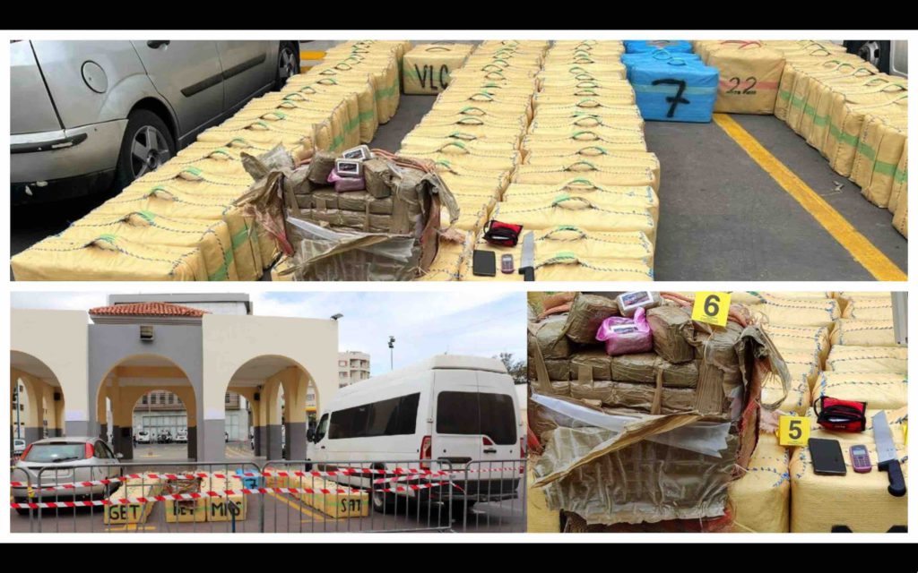 Maroc Casablanca saisie de 3382 kilogrammes de résine de cannabis