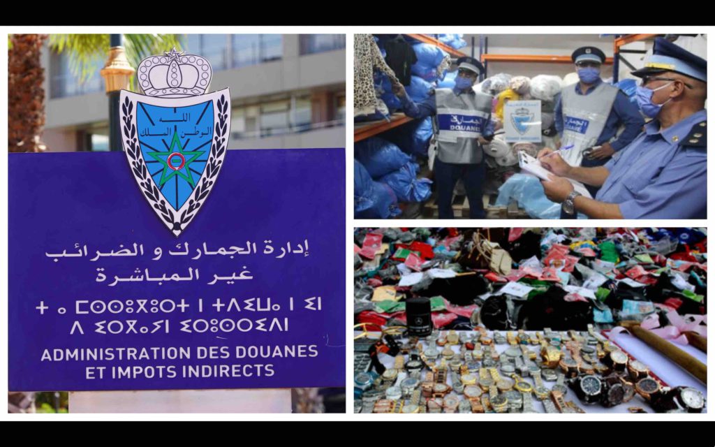 Maroc douane marocaine douaniers marocains saisie contrefaçon