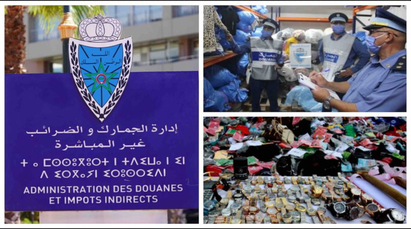 Maroc douane marocaine douaniers marocains saisie contrefaçon