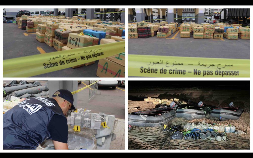 Maroc : saisie de 18243 kilos de résine de cannabis à Casablanca