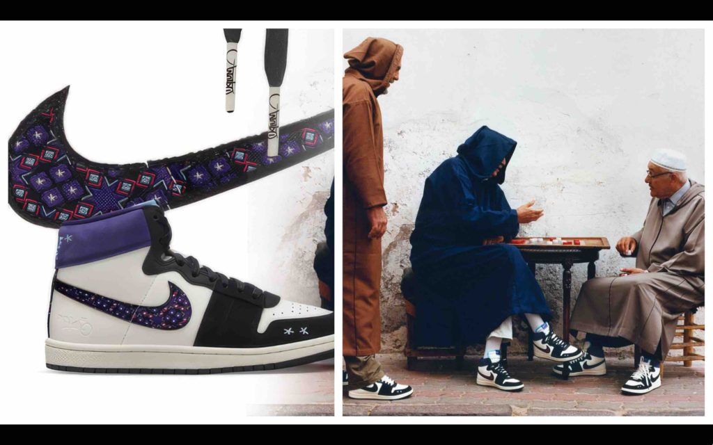 Nike Jordan Air Ship Zellige Maroc artisanat marocain