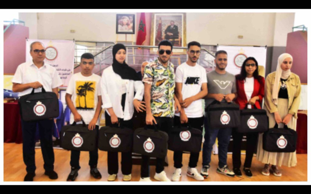 Maroc : hommage aux meilleurs élèves non-voyants et malvoyants Organisation alaouite pour la promotion des aveugles au Maroc OAPAM