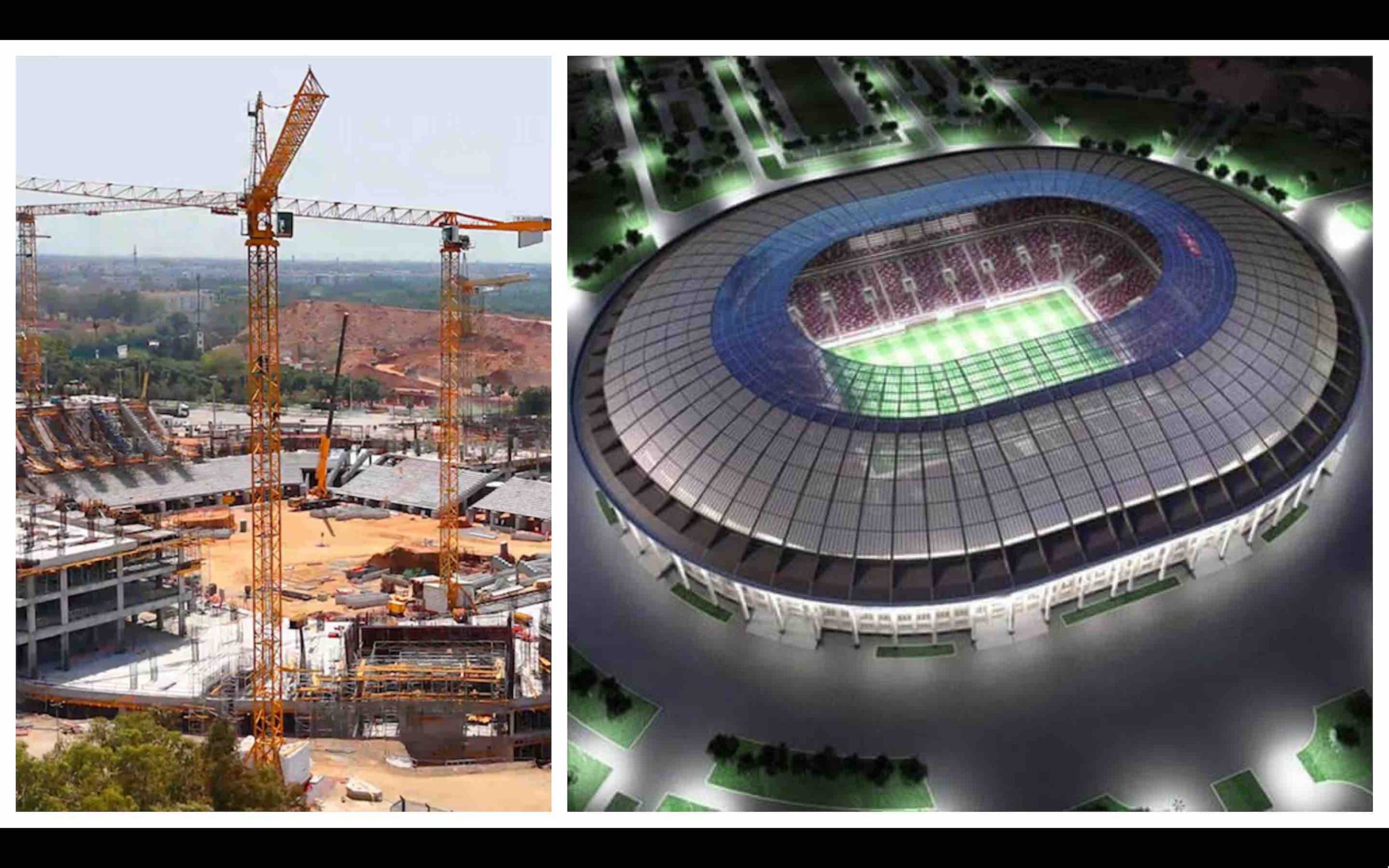 Maroc complexe sportif stade Moulay Abdellah