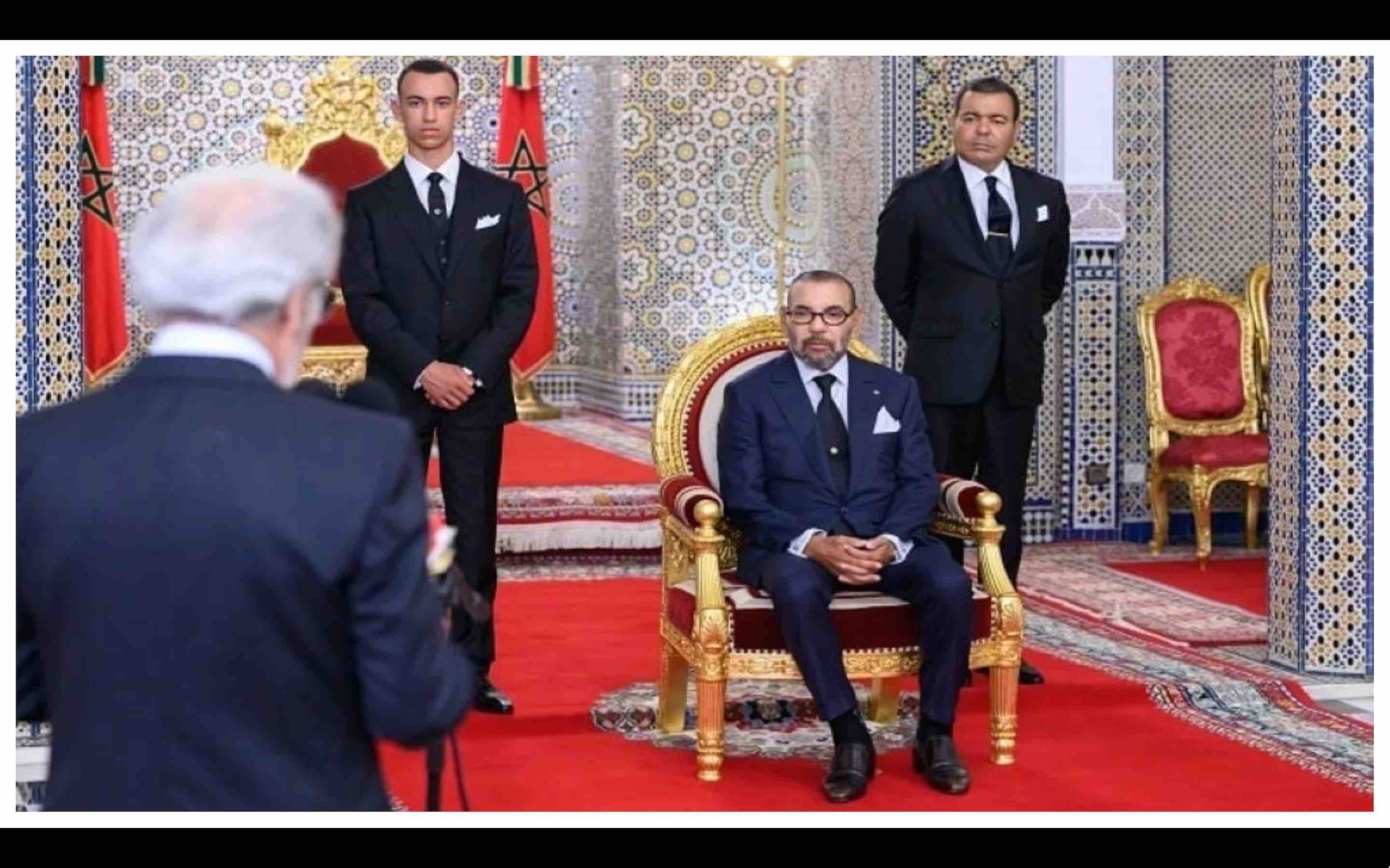 Roi du Maroc Mohammed 6 Abdellatif Jouahri Wali Bank Al-Maghrib Banque centrale