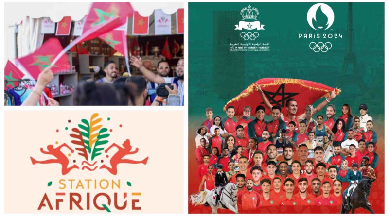 fan zone Africa station Maroc JO 2024 Paris Morocco