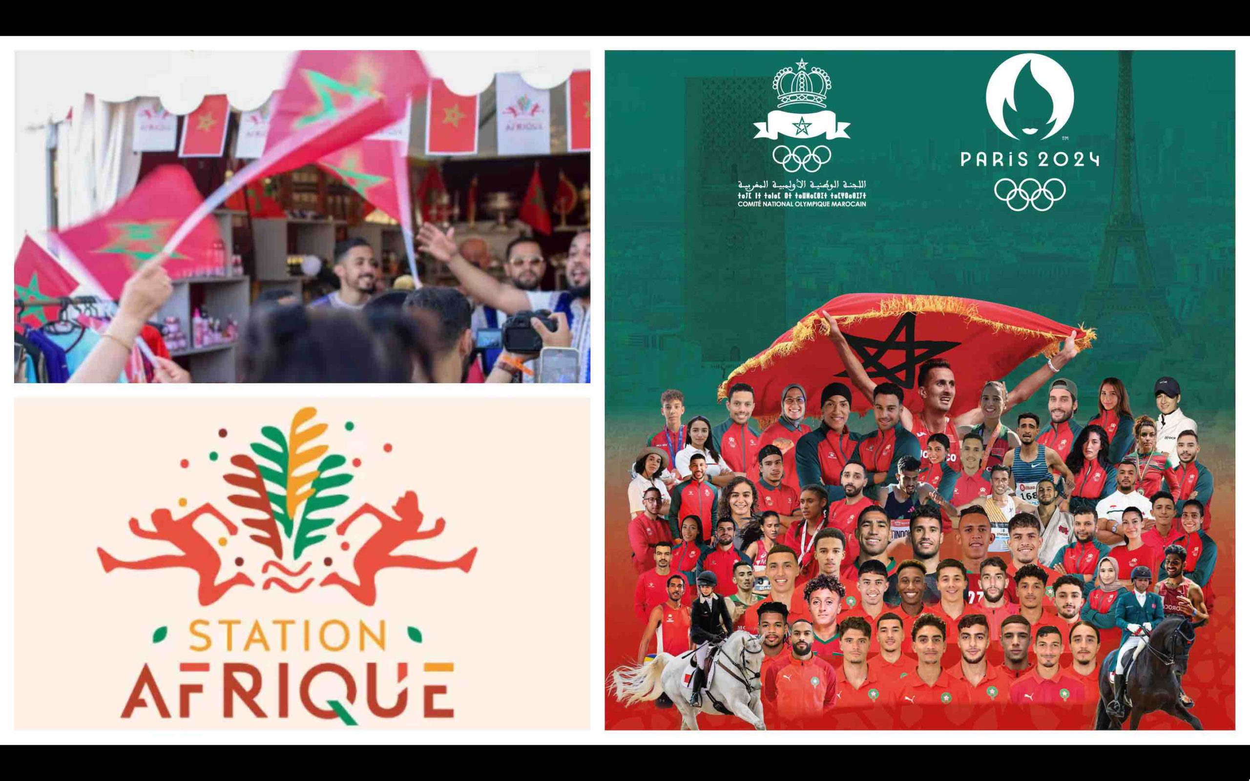 fan zone Africa station Maroc JO 2024 Paris Morocco