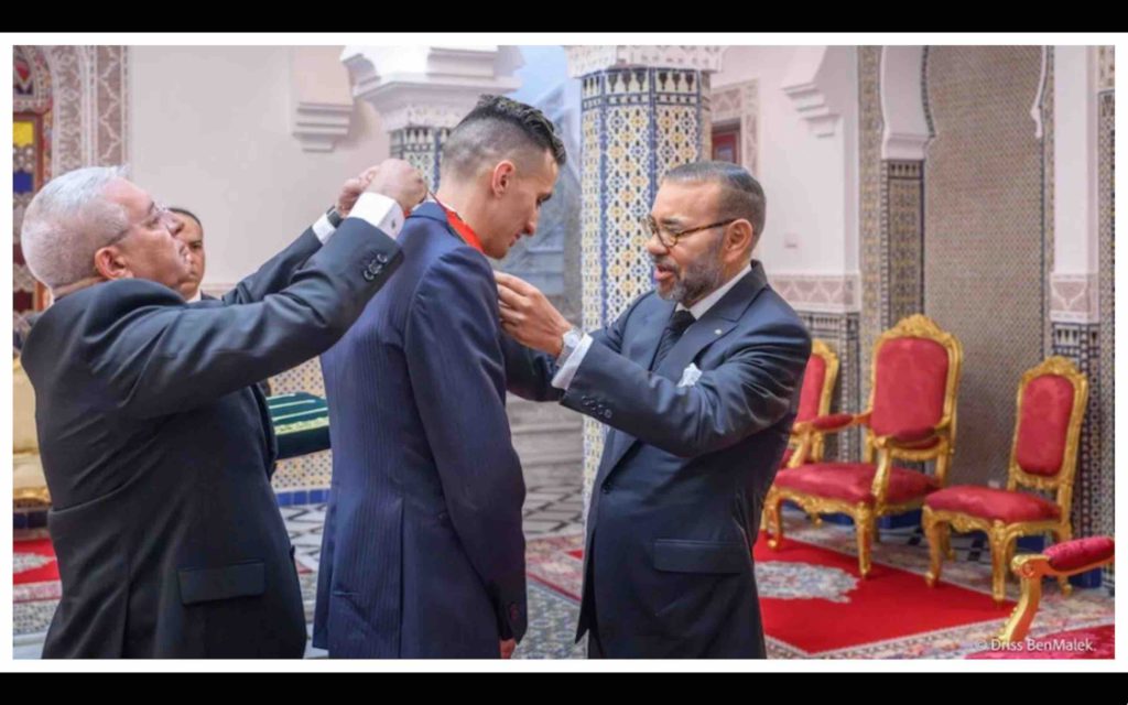 Roi Mohammed 6 Soufiane El Bakkali Maroc Morocco