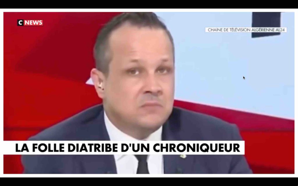 (Vidéo) CNews - virulente diatribe de Marc Menent contre Mehdi Ghezzar