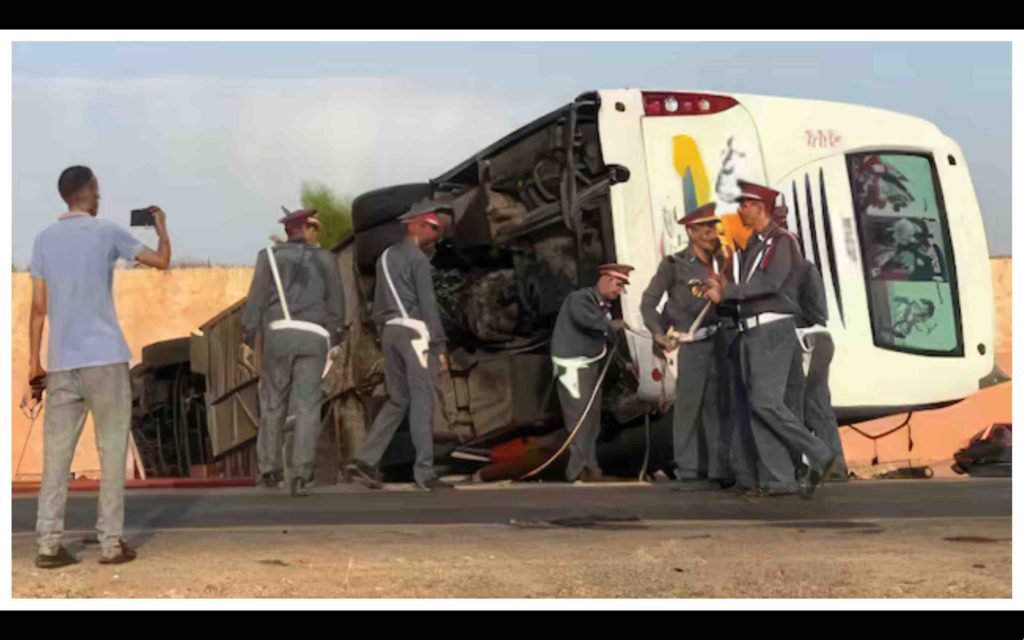 camion remorque accident Maroc