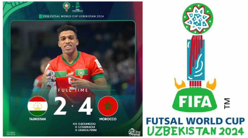 Coupe du monde de futsal World Cup mondial 2024 Maroc Tadjikistan Morocco