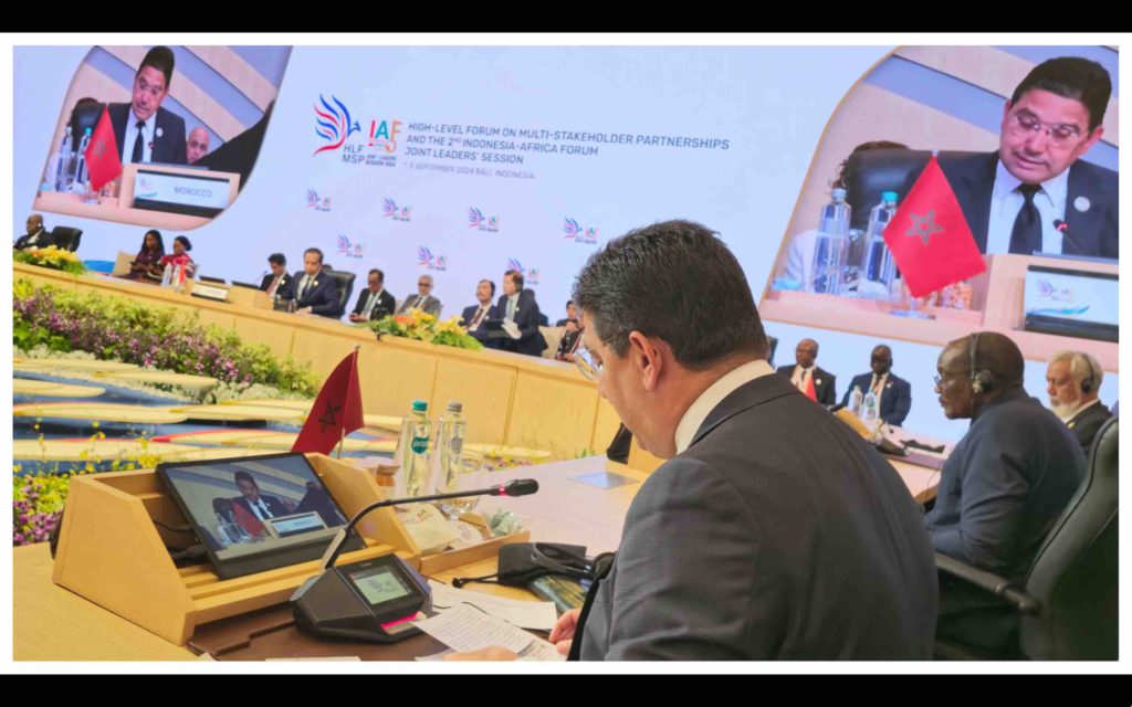 Maroc Nasser Bourita Forum Indonésie-Afrique