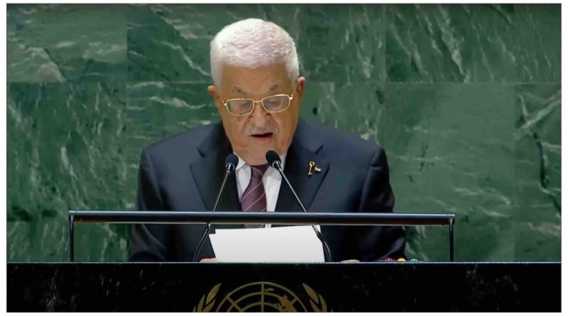 ONU : Allocution du Président de Palestine Mahmoud Abbas