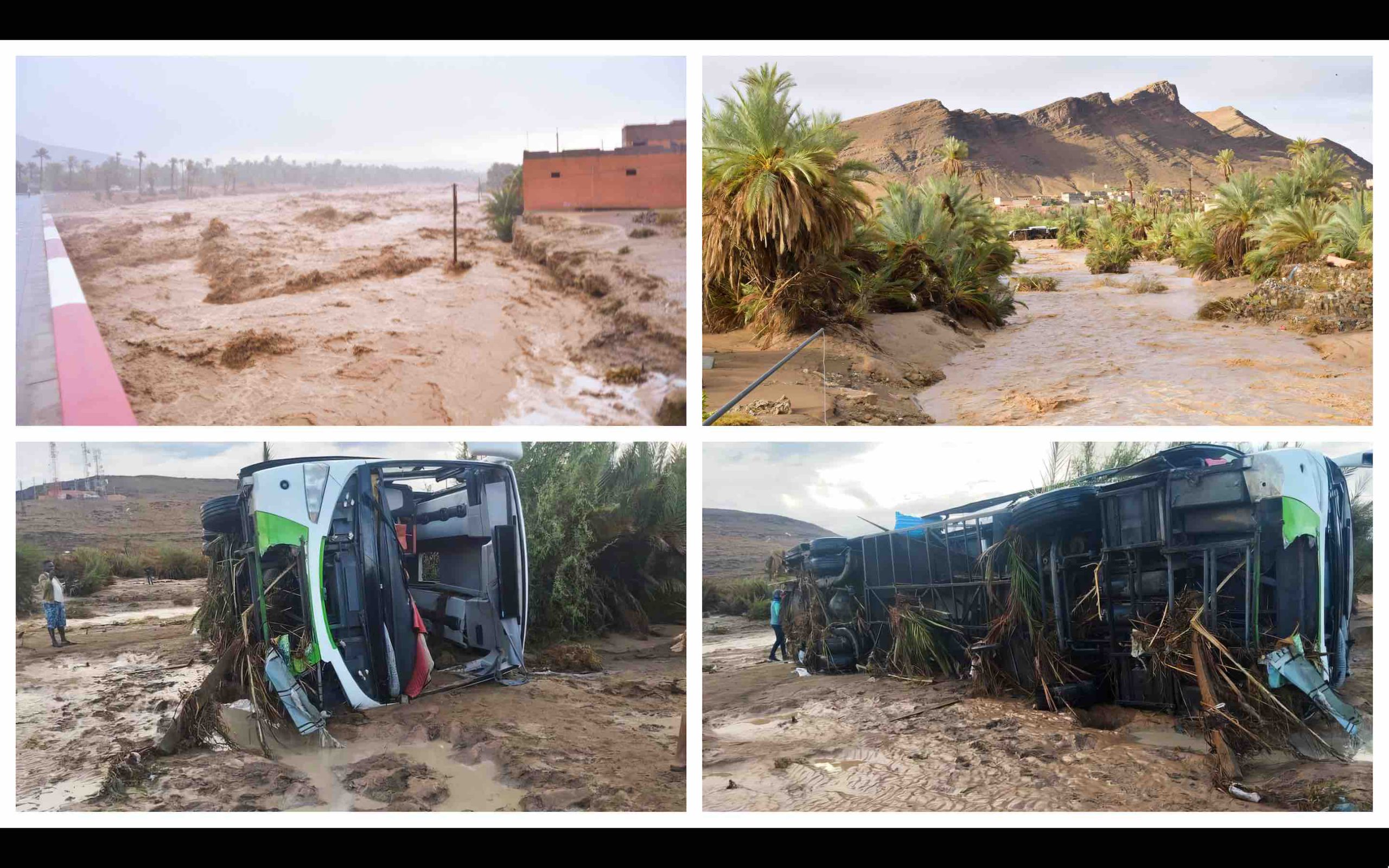 Province de Tata Maroc bus inondations