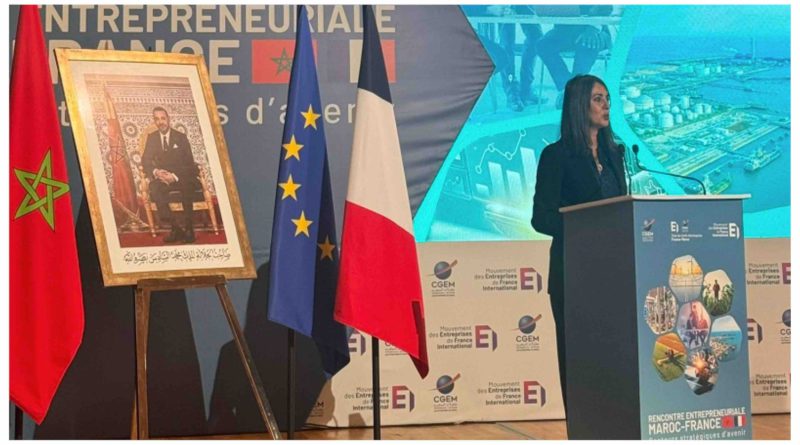 Maroc-France partenariat économique ministre économie Nadia Fettah