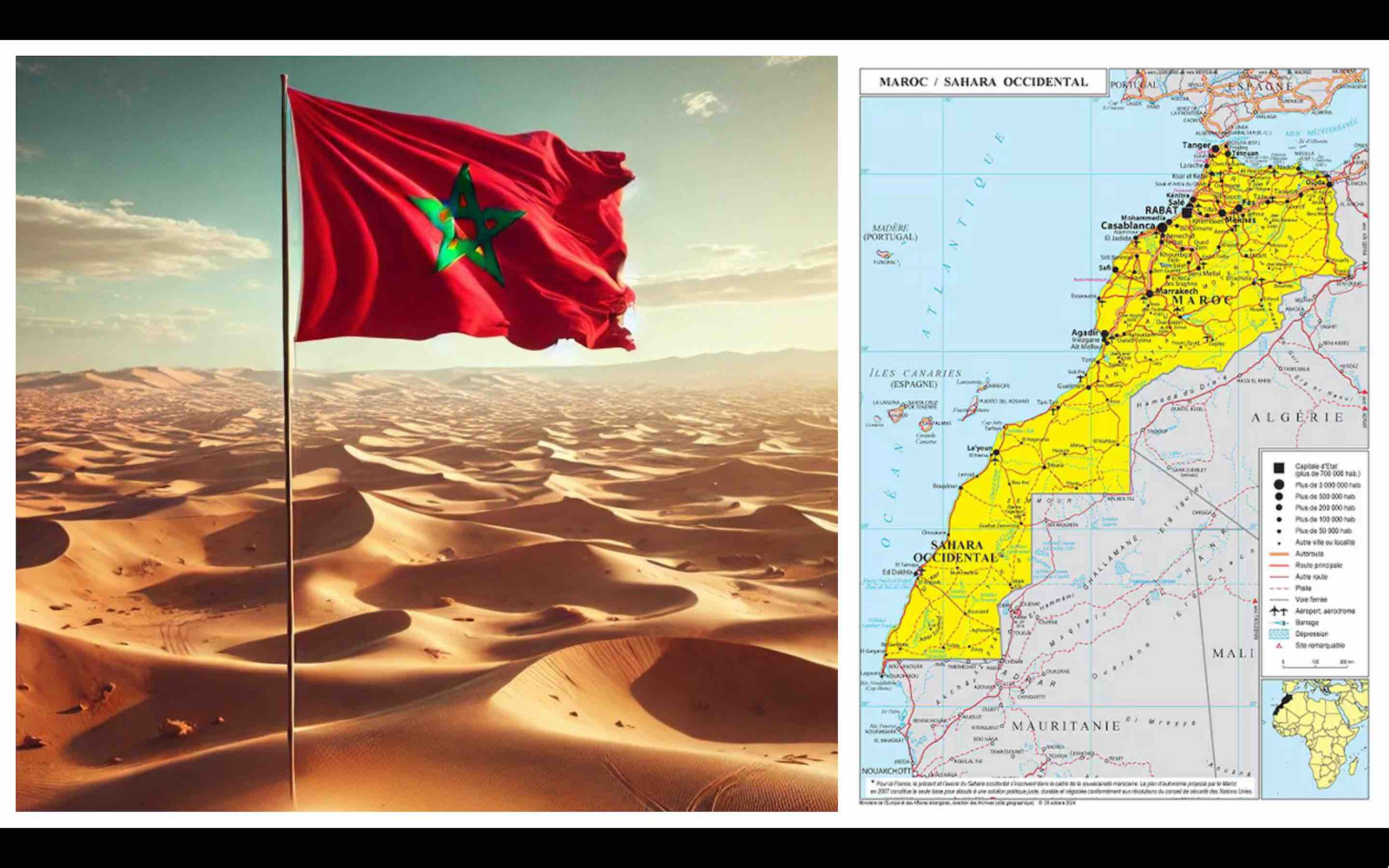 Maroc Sahara occidental atlantique marocain