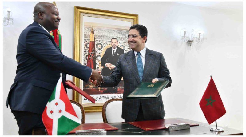 Burundi Albert Shingiro Maroc Nasser Bourita Morocco