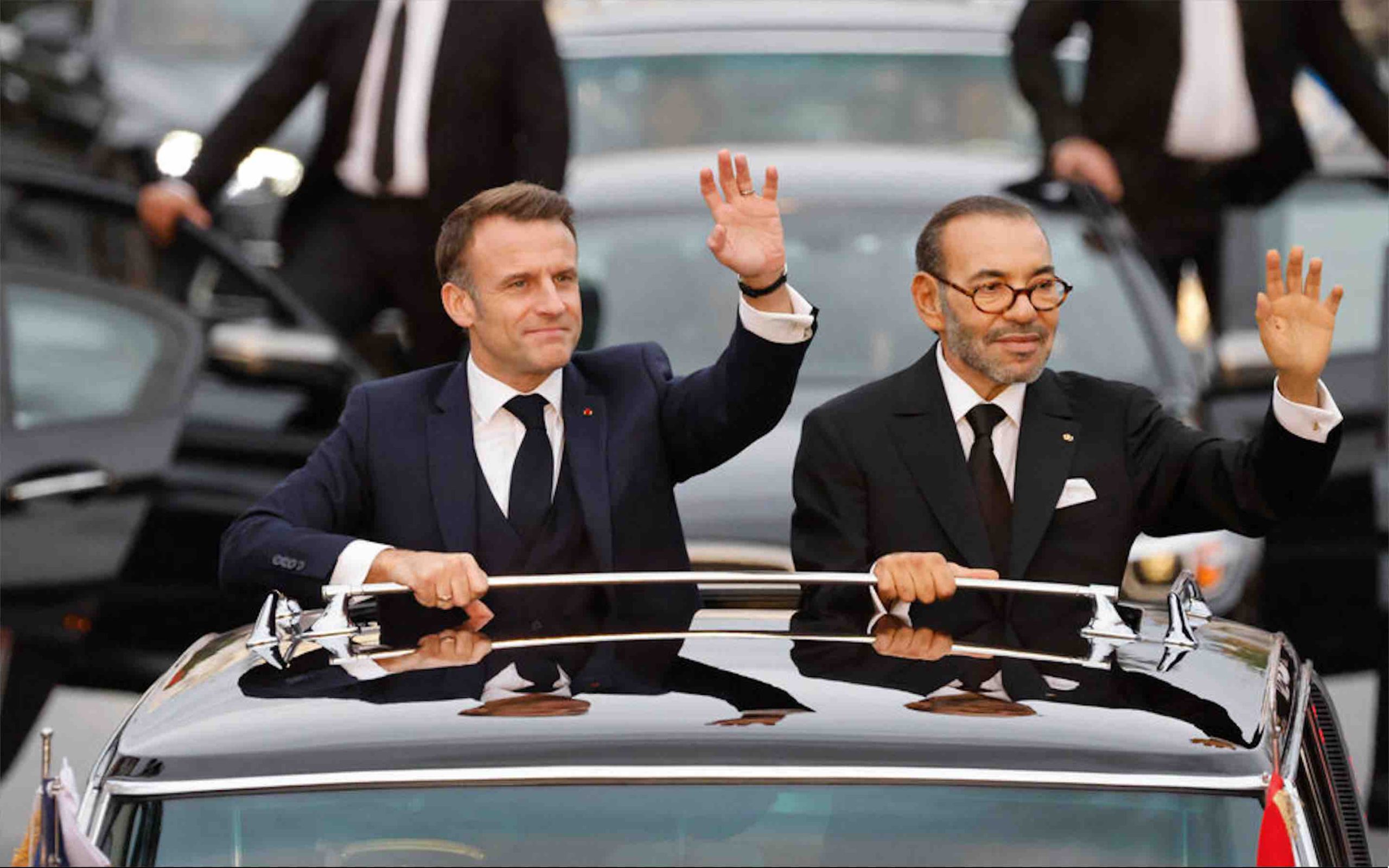 Maroc France Emmanuel Macron roi Mohammed 6