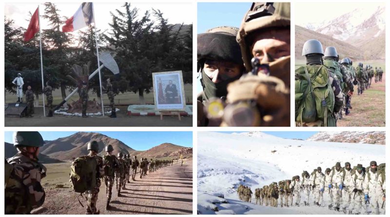 Maroc France Vidéos Exercices de soldats de montagne marocains et français