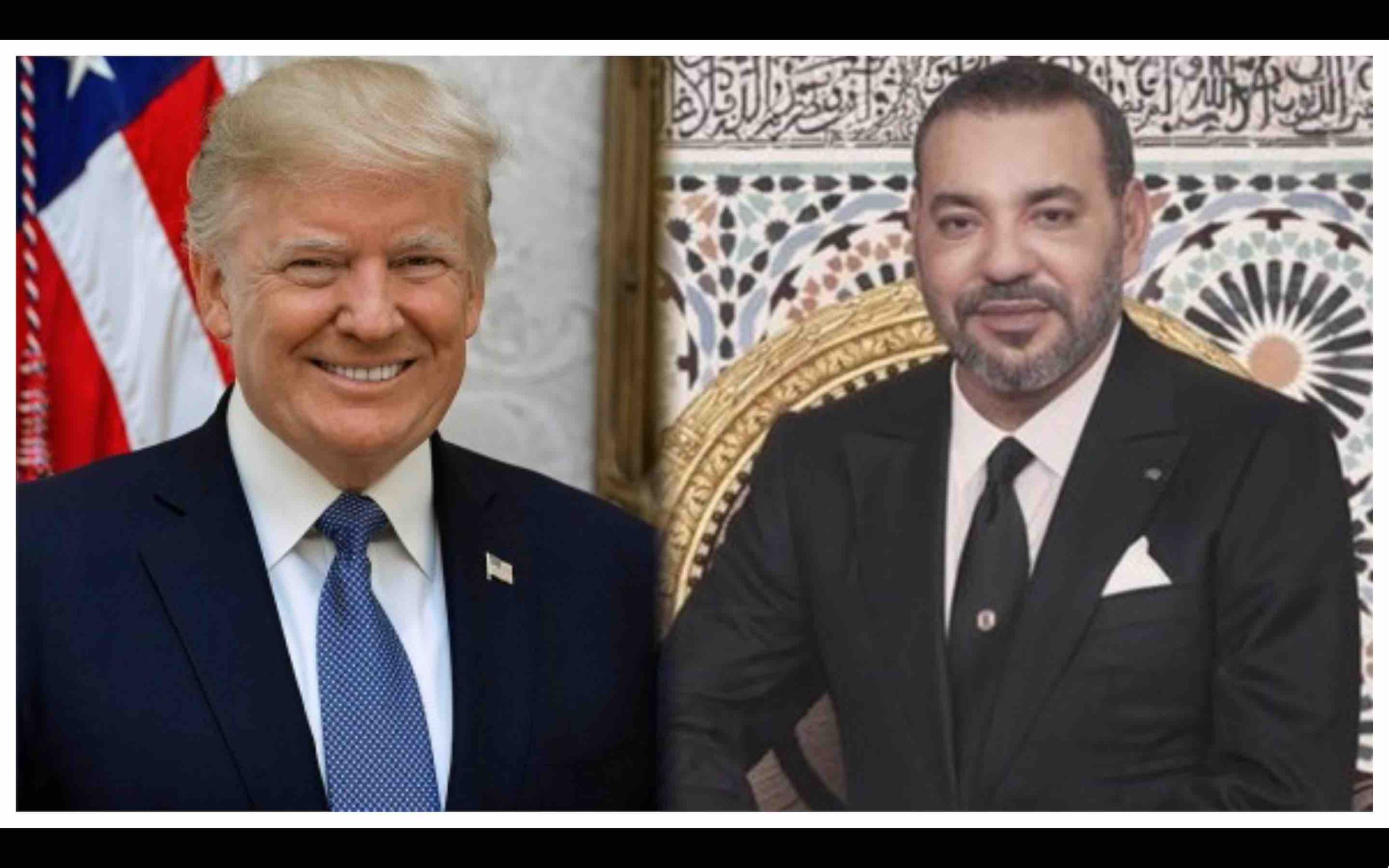 Donald Trump roi Mohammed 6 Maroc Morocco USA