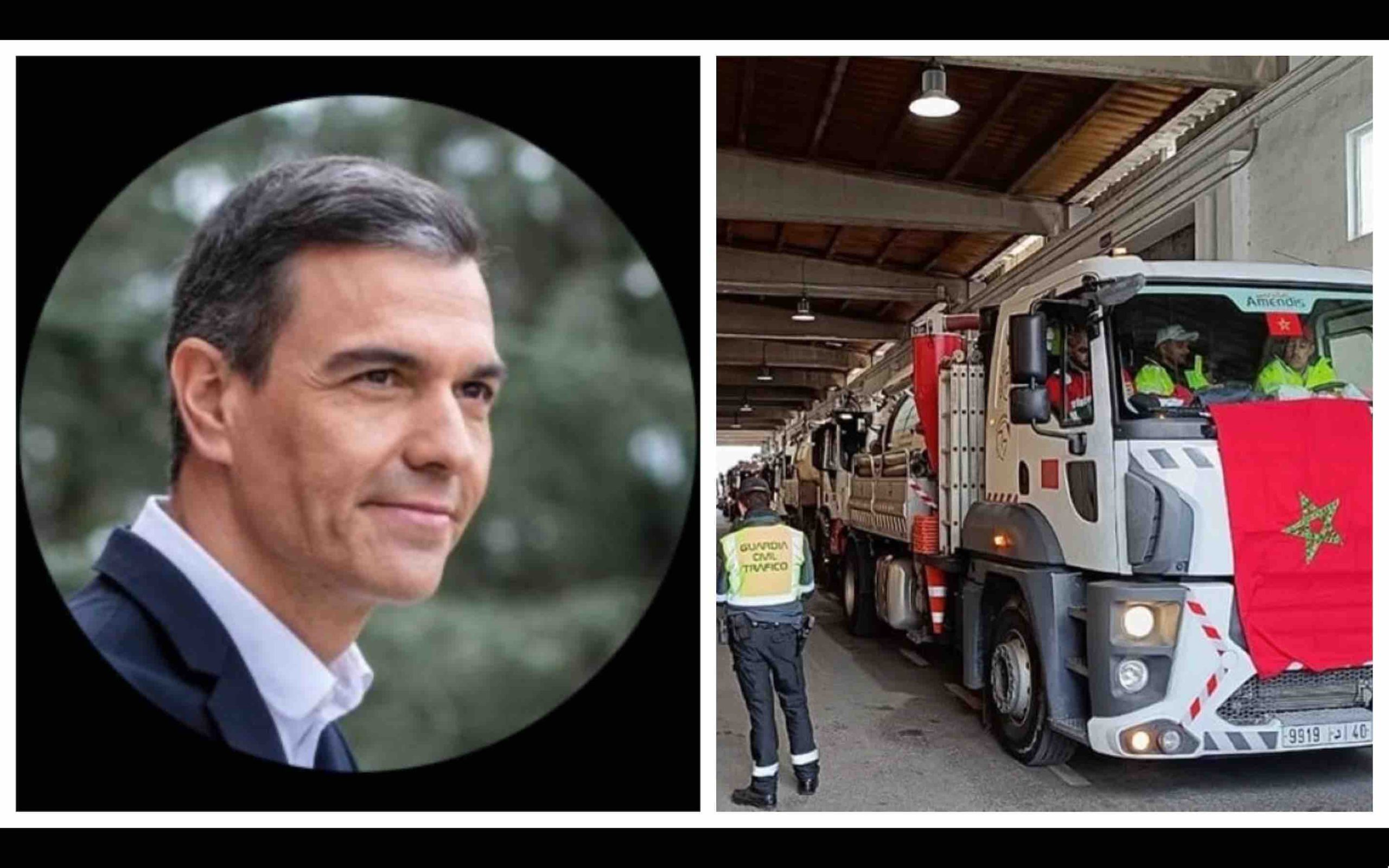 Inondations en Espagne Pedro Sánchez remercie le Maroc pour son soutien à Valence (24 camions autopompes aspirants et 70 opérateurs)