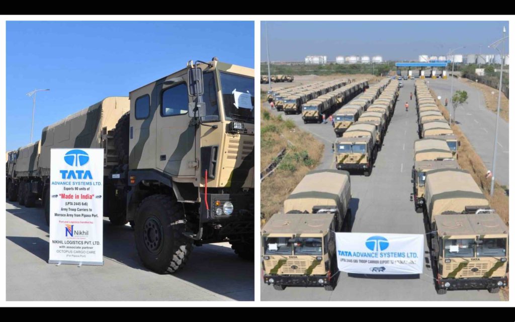 Maroc Inde Morocco India Tata 6×6 LPTA 2445