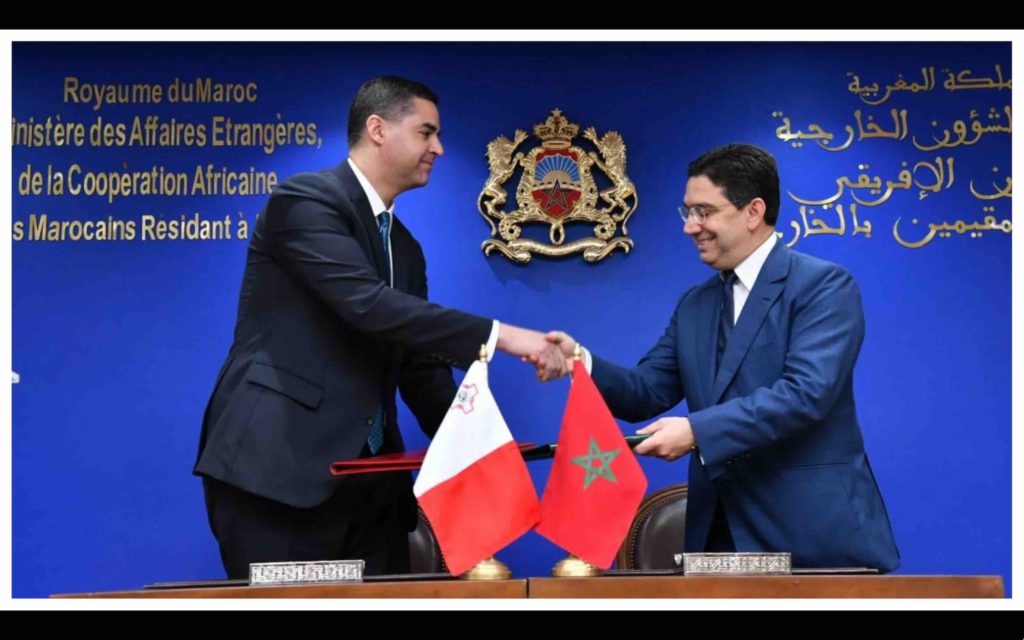 Maroc Malte Ian Borg Nasser Bourita Morocco Malta