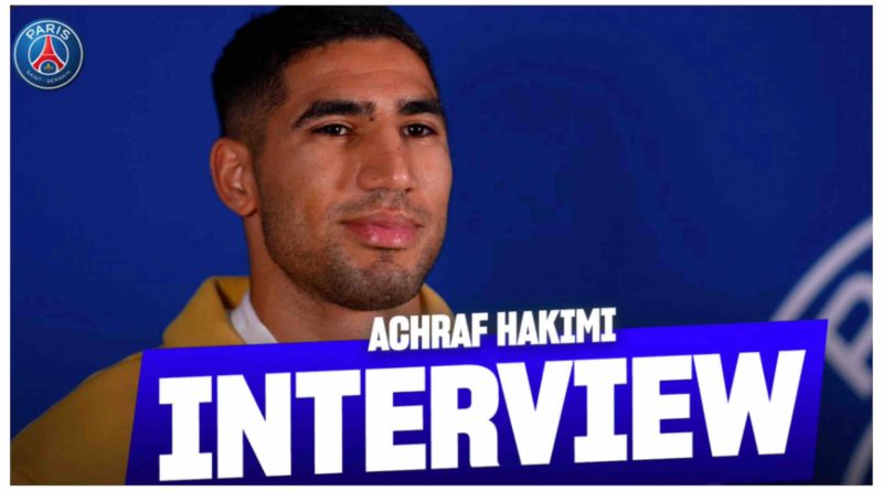 PSG interview Achraf Hakimi