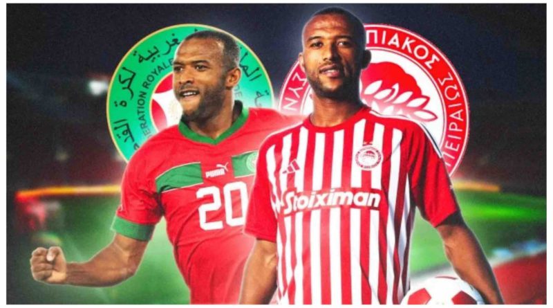 Ayoub El Kaabi Maroc Morocco Olympiakos