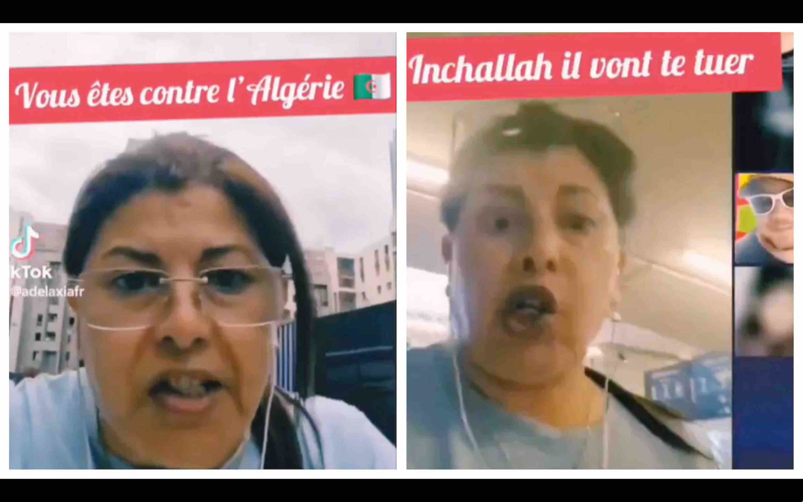 (Vidéo) France: elle menace des algériens de mort et de viol Algérie Algeria