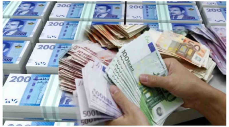 argent liasses billets dirhams euros Maroc