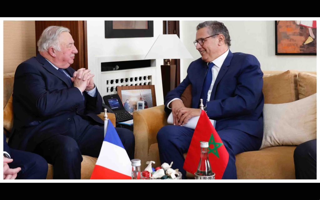 Maroc France Aziz Akhannouch Gérard Larcher Morocco
