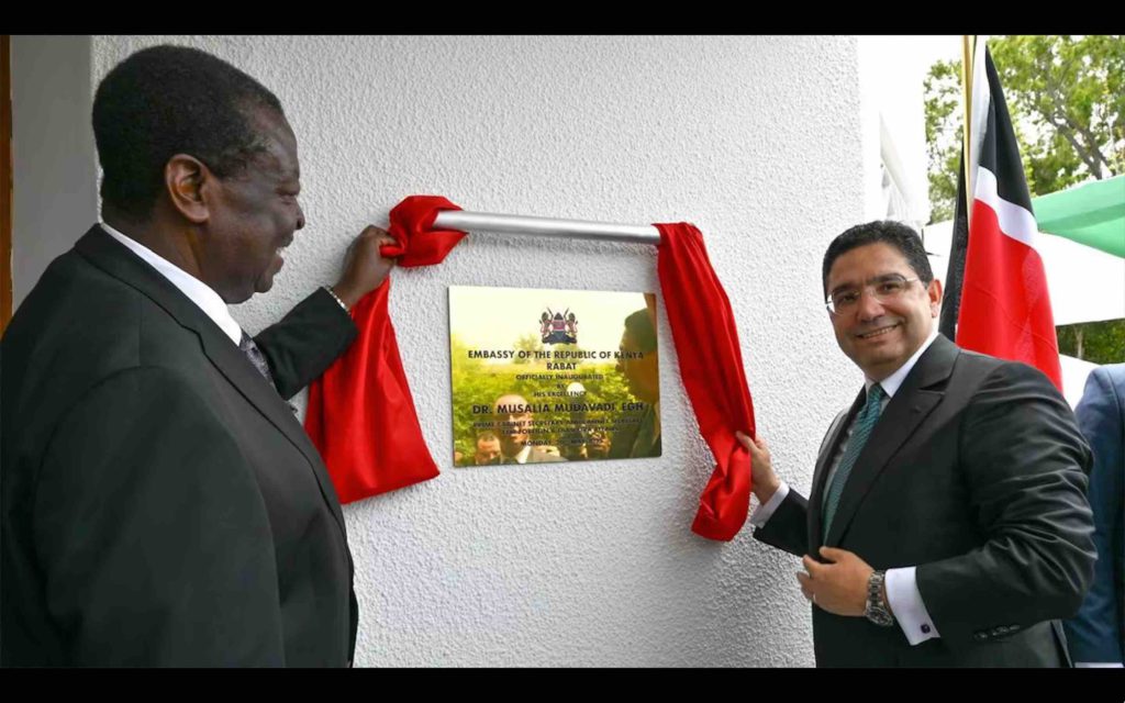 Ambassade Kenya Maroc Rabat Musalia Mudavadi Nasser Bourita