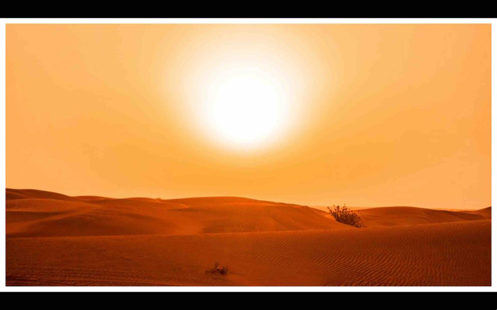 Maroc chaleur soleil désert marocain sud