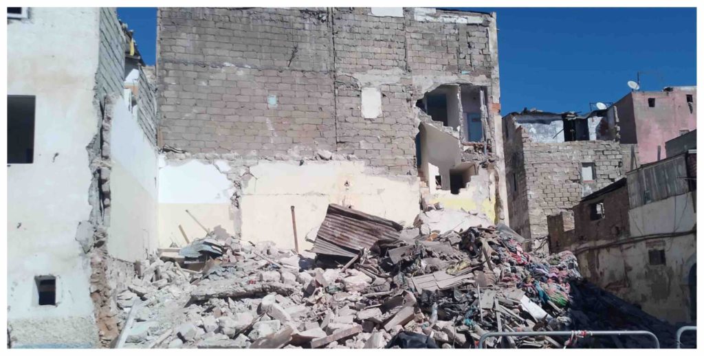 Maroc effondrement maison Derb Rmad Casablanca