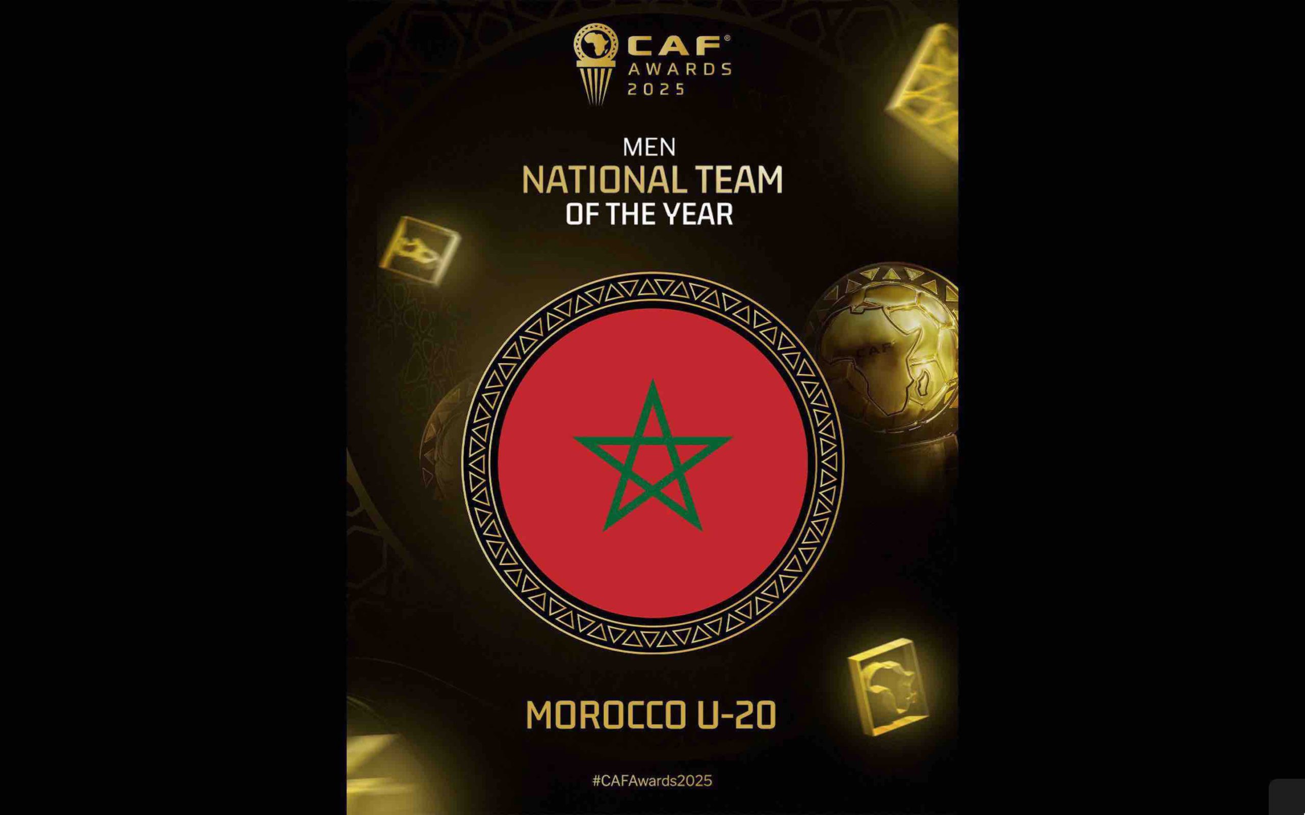 CAF Awards: les Lionceaux de l’Atlas U20 s’imposent dans la catégorie «sélection de l’année»
