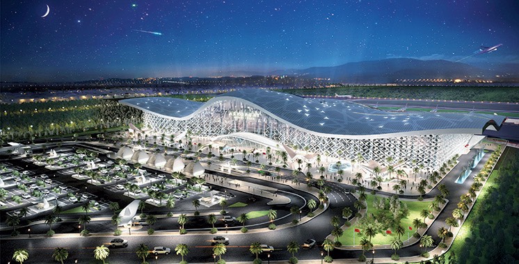 Maroc travaux aéroport international de Rabat-Salé