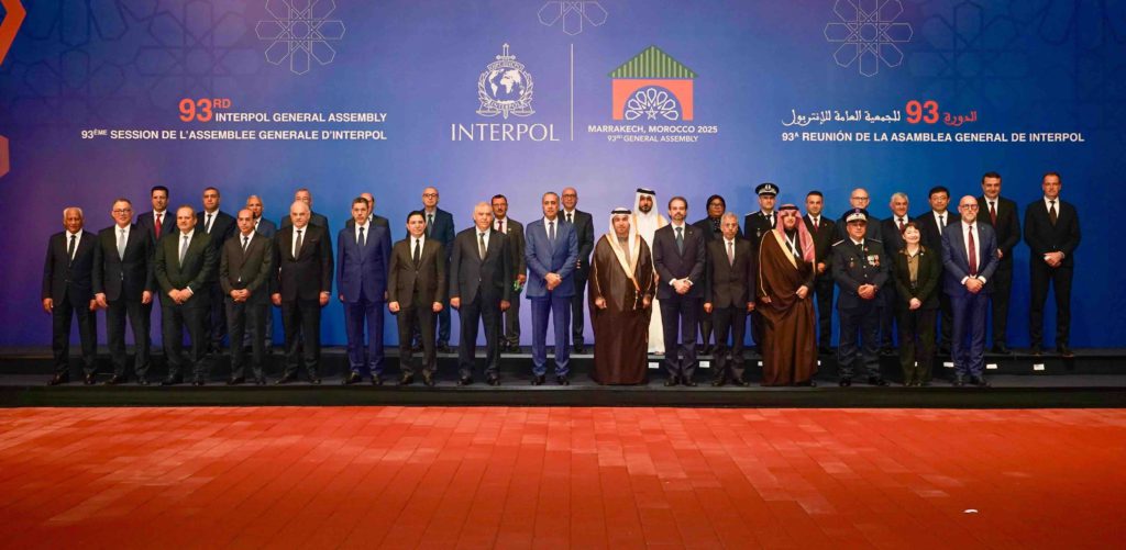 Maroc Marrakech assemblée générale Interpol