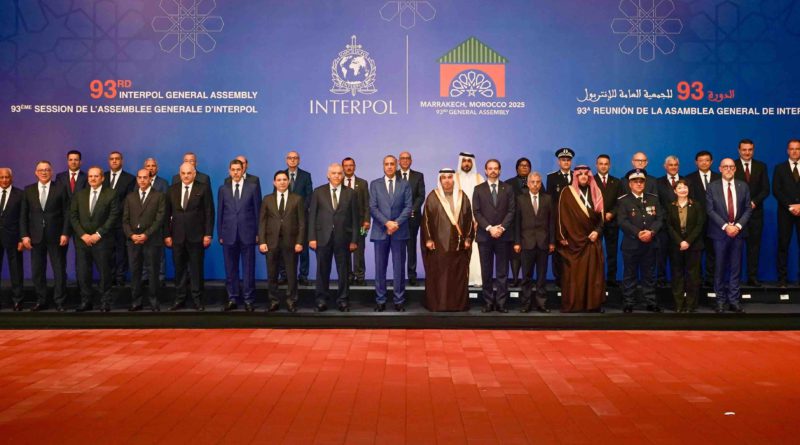 Maroc Marrakech assemblée générale Interpol