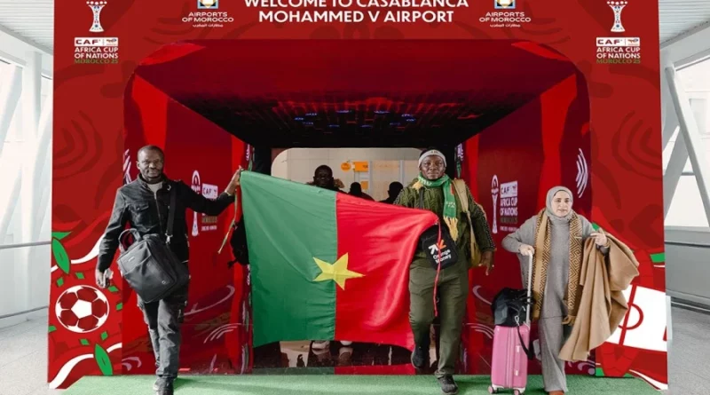 CAN 2025 aéroport Mohammed V Maroc
