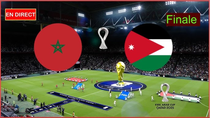 Vidéo match direct live Coupe arabe 2025 - finale Maroc-Jordanie Morocco Jordan final
